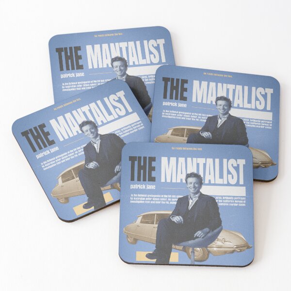 Item preview, Patrick Jane - The Mentalist Simon Baker Blue Zine Wall Art designed and sold by Shopunte.