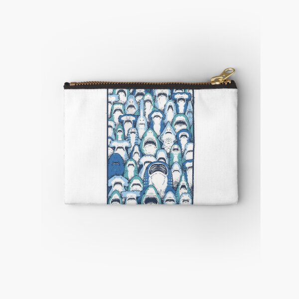 Item preview, Shark Crowd – Marine Pattern Illustration designed and sold by WATEKE.