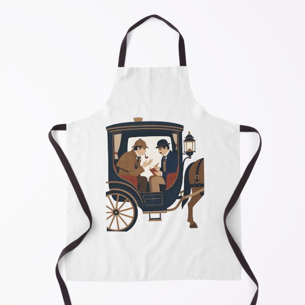 Item preview, Sherlock Holmes and Watson Victorian Carriage Case designed and sold by Fenay Designs.