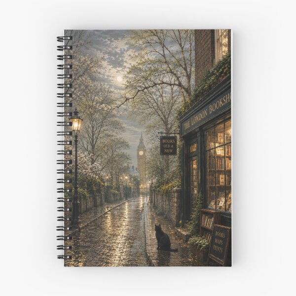 Item preview, London Book Shop designed and sold by Blue  Robin.