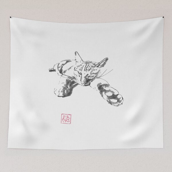Item preview, tired cat designed and sold by pechane.