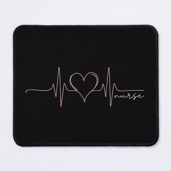 Item preview, Nurse Heartbeat ECG Line Art designed and sold by DariaOltes.