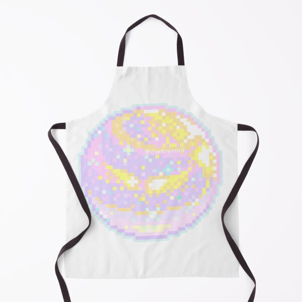 Artikelvorschau, Pastellfarbener holografischer Perlenaufkleber (Pixel_Art) entworfen und verkauft von EveKrystall.