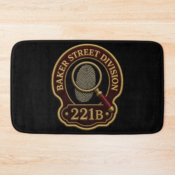 Item preview, Baker Street Division 221B Fingerprint Badge designed and sold by Fenay Designs.