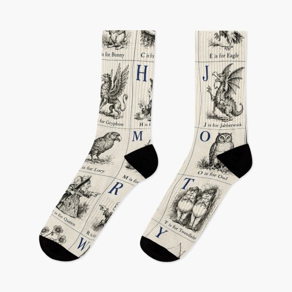Item preview, Alice In Wonderland Alphabet Chart - Vintage Style, classroom art, Homeschool decor designed and sold by RickE.