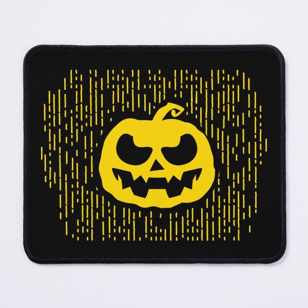 Item preview, Gold Carved Jack-o'-Lantern Halloween Design designed and sold by pattern-archive.