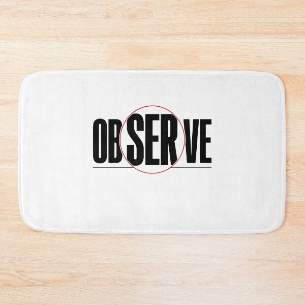 Item preview, Sherlock Holmes Observe Magnifying Typography designed and sold by Fenay Designs.