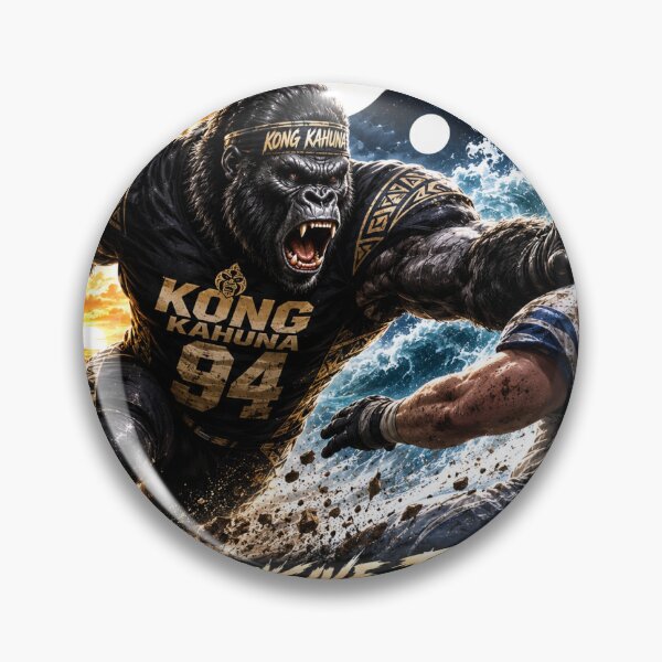 Item preview, Kong Kahuna Yin yang Football gorilla- Defensive Tackle designed and sold by EterniaE.