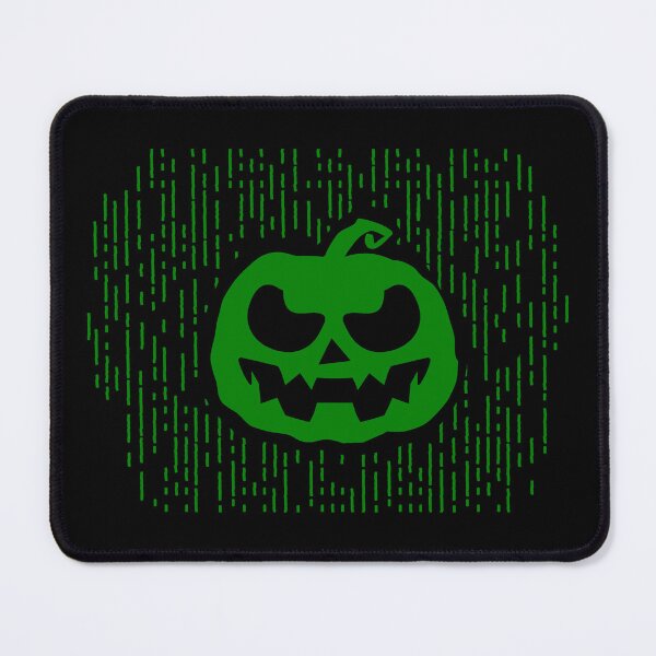 Item preview, Green Carved Jack-o'-Lantern Halloween Design designed and sold by pattern-archive.