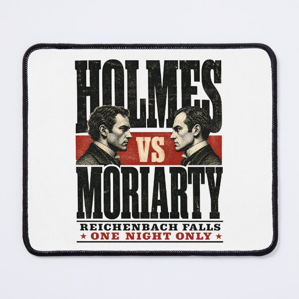 Item preview, Holmes vs Moriarty Reichenbach Falls Fight Night designed and sold by Fenay Designs.
