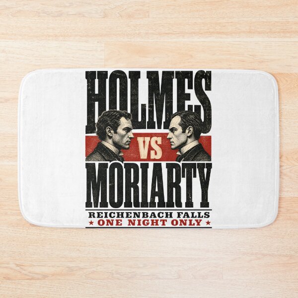 Item preview, Holmes vs Moriarty Reichenbach Falls Fight Night designed and sold by Fenay Designs.