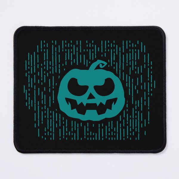 Item preview, Teal Carved Jack-o'-Lantern Halloween Design designed and sold by pattern-archive.