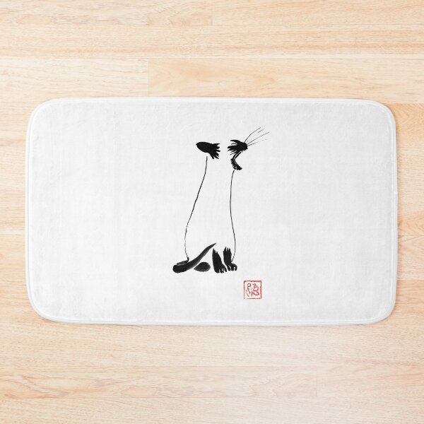 Item preview, yawning siamese cat designed and sold by pechane.
