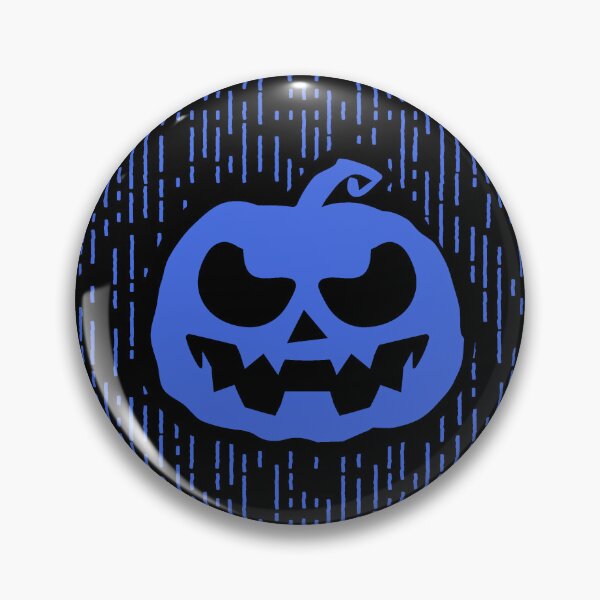 Item preview, Royal Blue Carved Jack-o'-Lantern Halloween Design designed and sold by pattern-archive.
