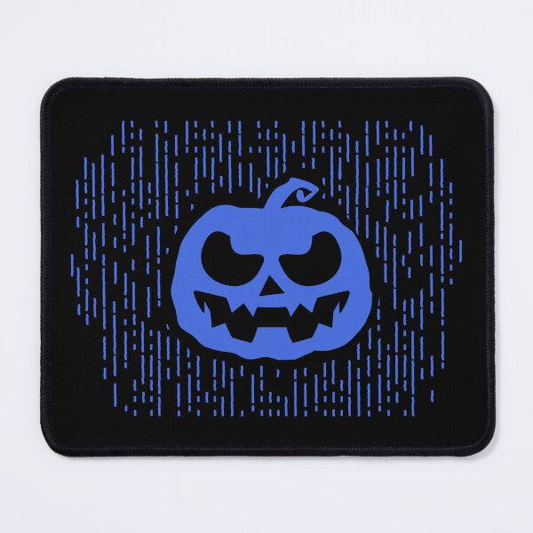 Item preview, Royal Blue Carved Jack-o'-Lantern Halloween Design designed and sold by pattern-archive.