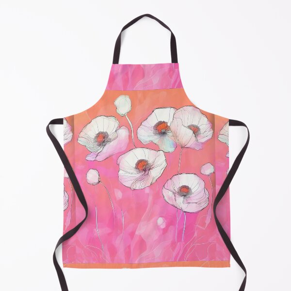 Item preview, PINK POPPY V012 Peach Rose Blush Pen Pencil Ink Watercolor Art Print Party Decoration~Baby/Bridal/Wedding/Birthday Gift Favor designed and sold by Spinning Plates 360.