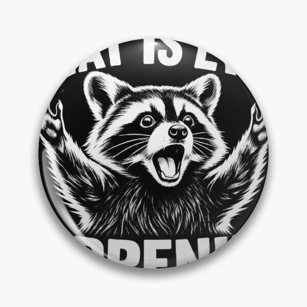 Item preview, What Is Even Happening Funny Raccoon Confused Animal Meme designed and sold by AlvinObrien.