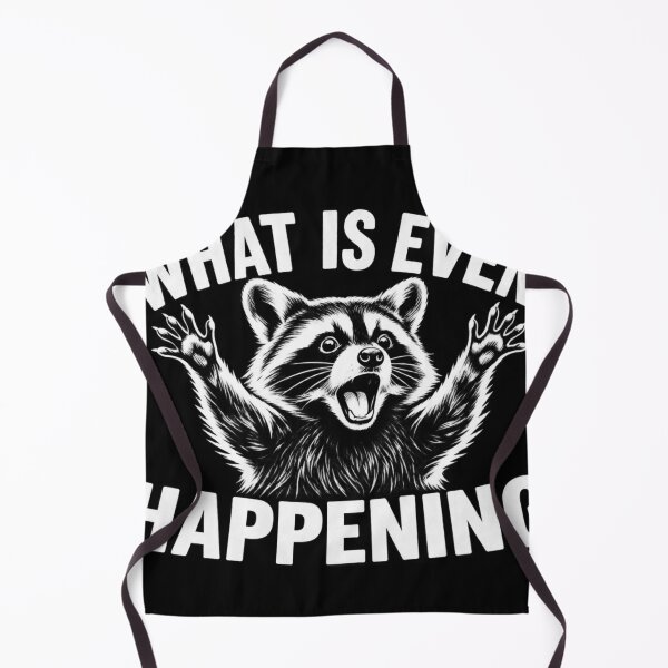 Item preview, What Is Even Happening Funny Raccoon Confused Animal Meme designed and sold by AlvinObrien.