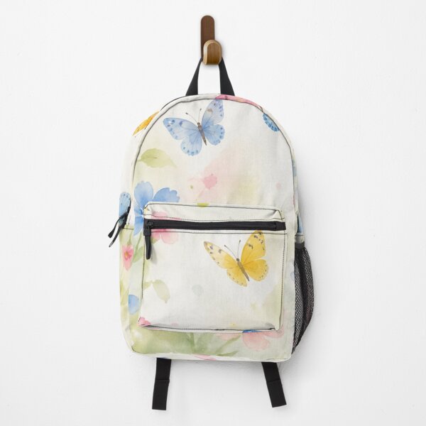 Item preview, Watercolor Pastel Butterflies and Meadow Flowers designed and sold by Inka Moon Design.