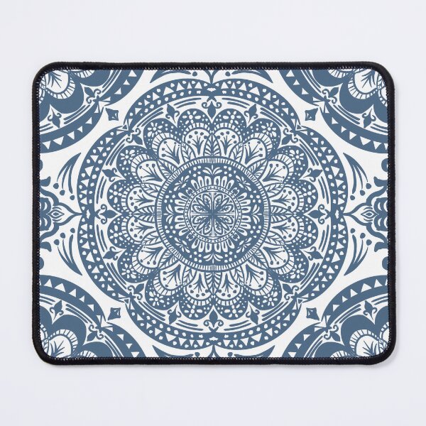 Artikelvorschau, Dunkelblaues Mandala-Muster im Bohème-Stil entworfen und verkauft von EWIKA By Ekawit.