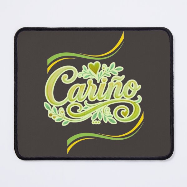 Item preview, Cariño Spanish Word For Honey Darling Leafy Floral Poster designed and sold by Miheerala.