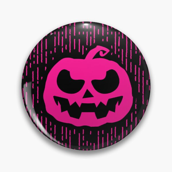 Item preview, Hot Pink Carved Jack-o'-Lantern Halloween Design designed and sold by pattern-archive.