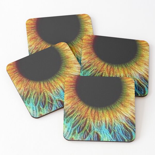 Item preview, Colorful Human Iris Extreme Macro Psychedelic Eye Texture Art designed and sold by LYAN-STORE.