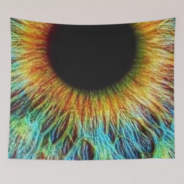 Item preview, Colorful Human Iris Extreme Macro Psychedelic Eye Texture Art designed and sold by LYAN-STORE.