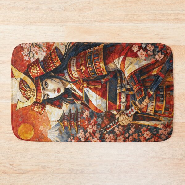 Item preview, Female Samurai – Warrior of Honor Painting designed and sold by GalleryKauffeld.