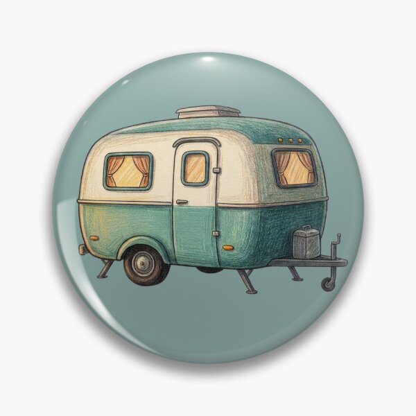 Item preview, Cute Whimsical Scamp Trailer designed and sold by JCTurn.