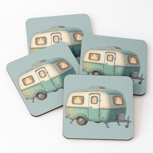 Item preview, Cute Whimsical Scamp Trailer designed and sold by JCTurn.