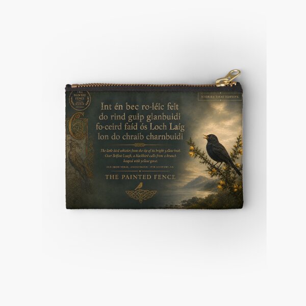 Item preview, The Blackbird of Belfast Lough — 9th Century Old Irish Poem designed and sold by The Painted Fence.