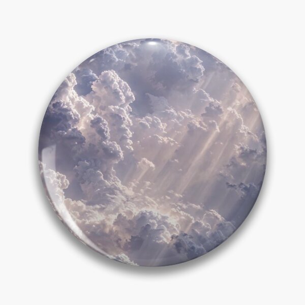 Item preview, Sunrays Heavenly Clouds Soft Pastel Sky Dreamscape Art designed and sold by LYAN-STORE.