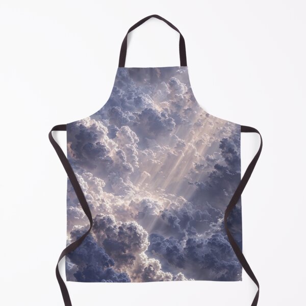Item preview, Sunrays Heavenly Clouds Soft Pastel Sky Dreamscape Art designed and sold by LYAN-STORE.