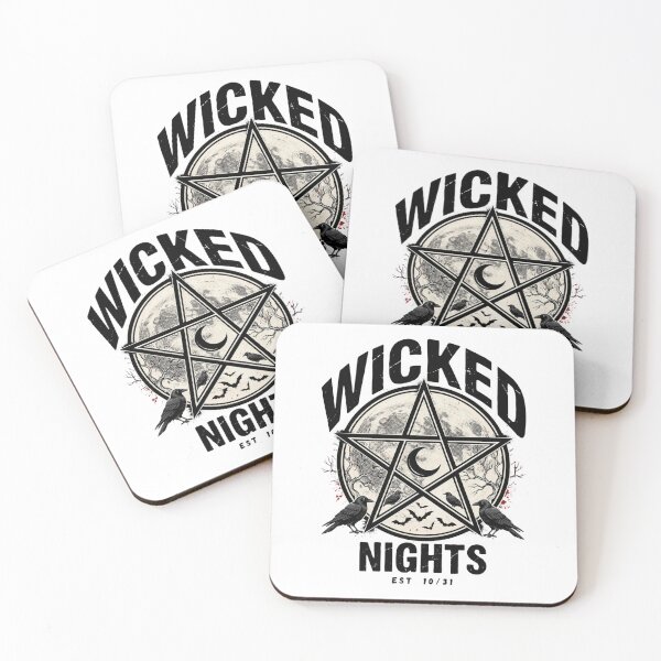 Item preview, Wicked Nights Pentagram Witch Design Graphic Tee v1 designed and sold by DarylWelsh2024.