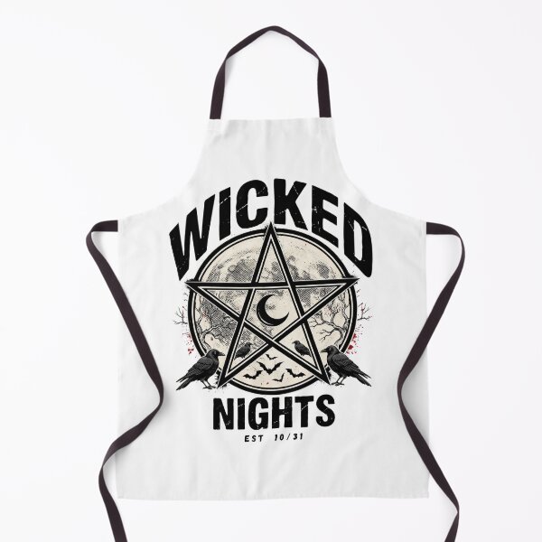Item preview, Wicked Nights Pentagram Witch Design Graphic Tee v1 designed and sold by DarylWelsh2024.