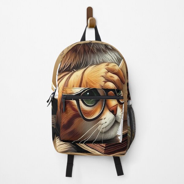 Item preview, Smart Cat Reading Books Vintage Academic designed and sold by ilyasartist.