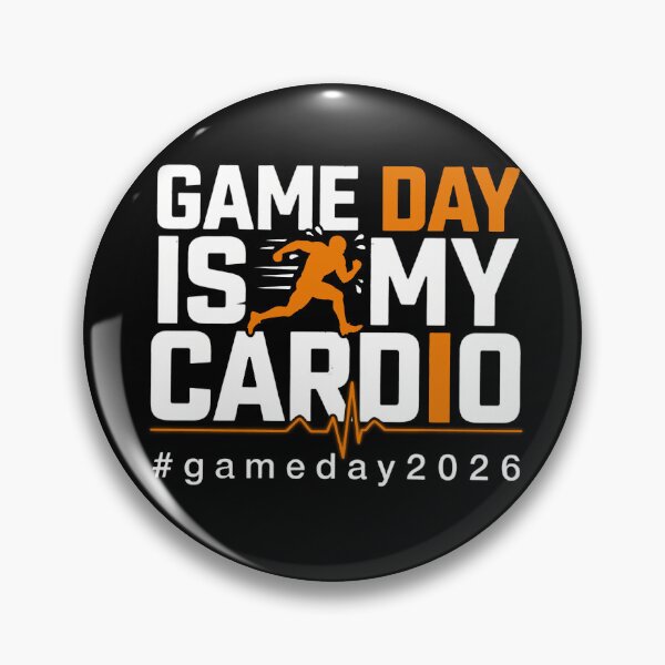 Item preview, Game Day is cardio, game day 2026 designed and sold by AW2 Designs.