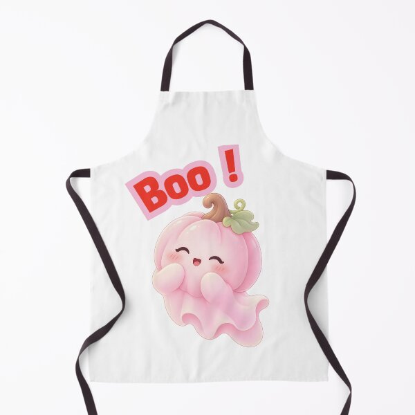 Item preview, Pink Pumpkin Cute Ghost saying Boo designed and sold by imagifaa.
