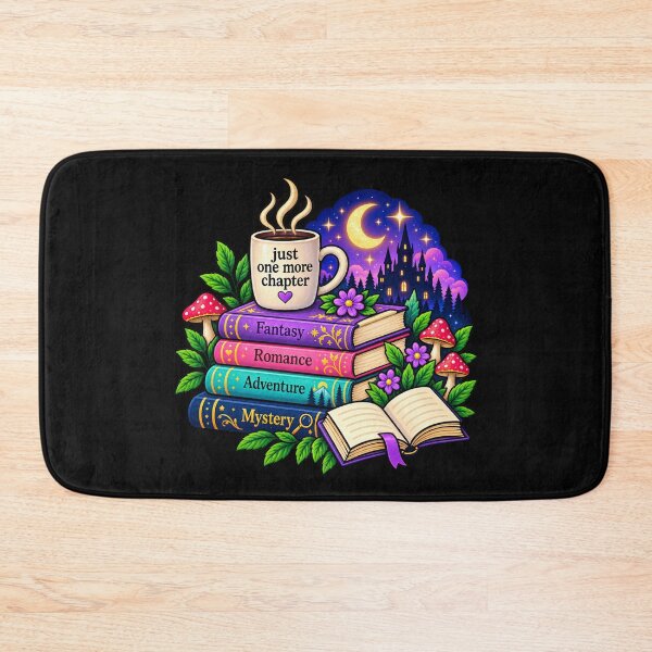 Item preview, Just One More Chapter Book Lover Design – Cozy Books Art  designed and sold by RainnzStickerz.