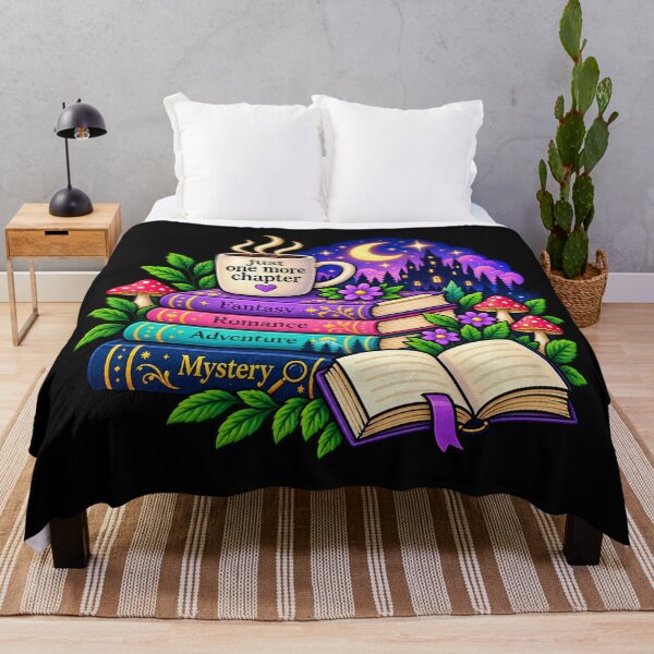 Item preview, Just One More Chapter Book Lover Design – Cozy Books Art designed and sold by RainnzStickerz.