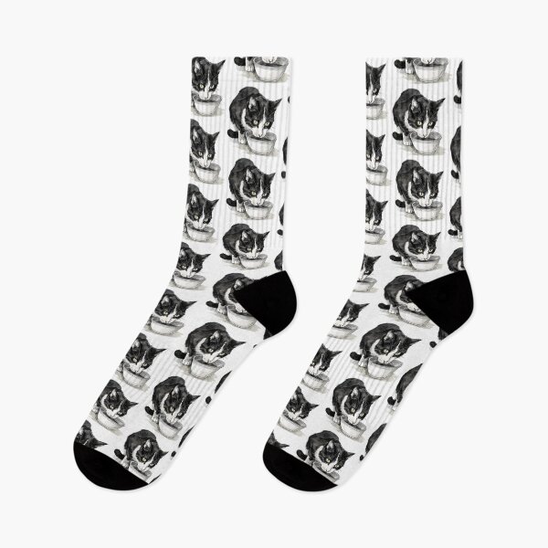 Item preview, Cat | Black & White Cat | Minimal Pet Aesthetic Art designed and sold by Mandayartstudio.