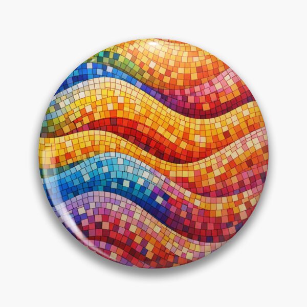 Item preview, Flowing color mosaic lines designed and sold by Sigtrix.
