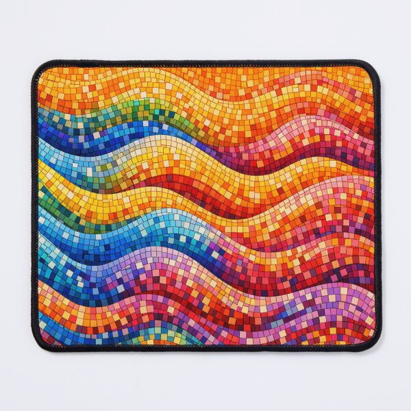 Item preview, Flowing color mosaic lines designed and sold by Sigtrix.
