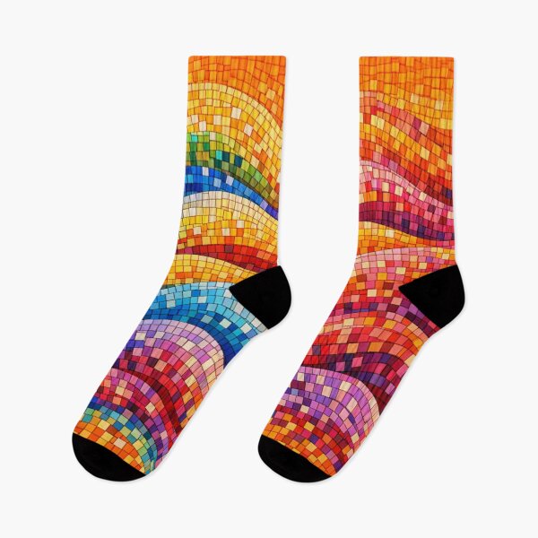 Item preview, Flowing color mosaic lines designed and sold by Sigtrix.
