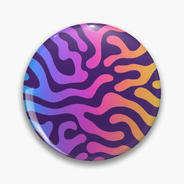 Item preview, Rainbow Turing Pattern Neon Psychedelic Bio Organic Camo Art designed and sold by LYAN-STORE.