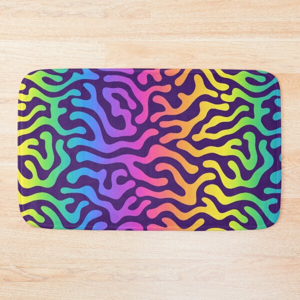 Item preview, Rainbow Turing Pattern Neon Psychedelic Bio Organic Camo Art designed and sold by LYAN-STORE.