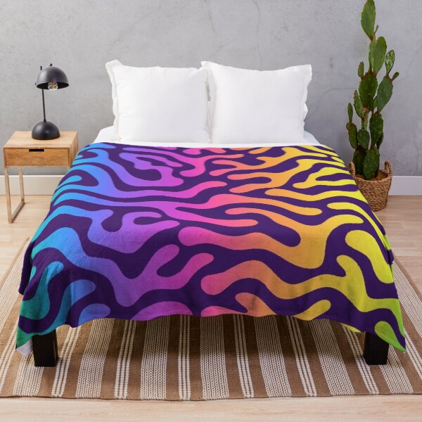 Item preview, Rainbow Turing Pattern Neon Psychedelic Bio Organic Camo Art designed and sold by LYAN-STORE.