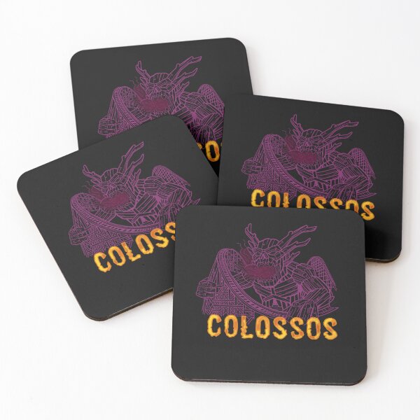 Item preview, Colossos Logo Illustration - Heide Park Wooden Coaster (Theme Park Fan Art) designed and sold by FoolishDreamers.
