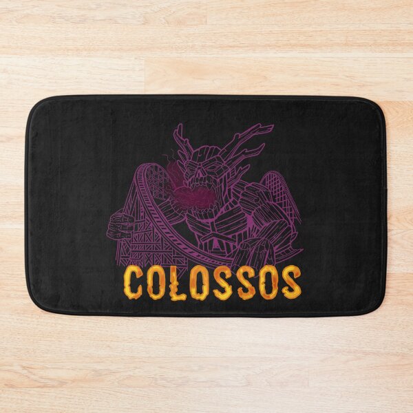 Artikelvorschau, Colossos-Logo-Illustration – Heide Park Holzachterbahn (Fan-Art zum Freizeitpark) entworfen und verkauft von FoolishDreamers.